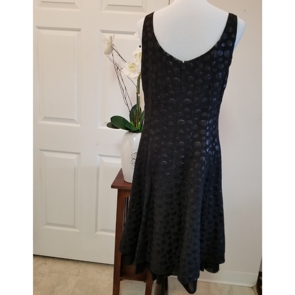 ⬇️WD.NY Black Floral Detail Midi Dress - Picture 5 of 10